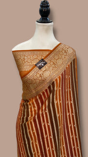 Pure Chiffon Khaddi Banarasi Saree - The Handlooms