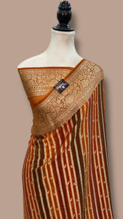 Pure Chiffon Khaddi Banarasi Saree - The Handlooms