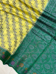 Pure Chiniya Silk Handloom Banarasi Saree - The Handlooms