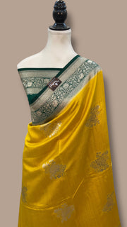 Pure Chiniya Silk Handloom Banarasi Saree - The Handlooms