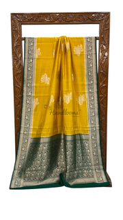 Pure Chiniya Silk Handloom Banarasi Saree - The Handlooms
