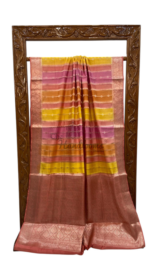Pure Chiniya Silk Handloom Banarasi Saree - The Handlooms