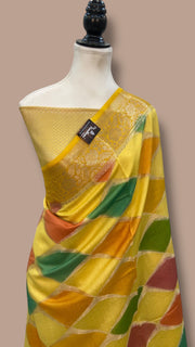 Pure Chiniya Silk Handloom Banarasi Saree - The Handlooms