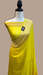 Yellow Khaddi Georgette Banarasi Saree -  Gold zari - The Handlooms