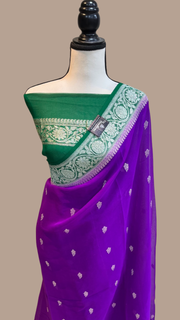 Pure Georgette Banarasi Saree - The Handlooms