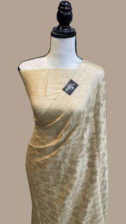 Pure Chiffon Khaddi Banarasi Saree - The Handlooms