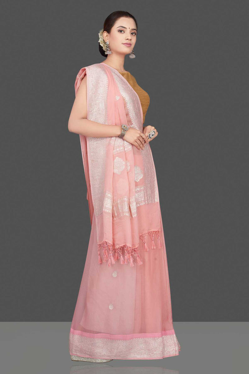 Pure Georgette Banarasi Saree - The Handlooms