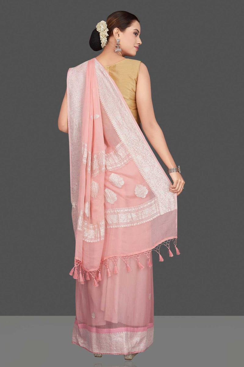 Pure Georgette Banarasi Saree - The Handlooms
