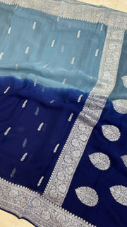 Pure Georgette Banarasi Saree - The Handlooms