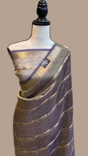 Pure Kora Tissue Handloom Banarasi Saree - The Handlooms