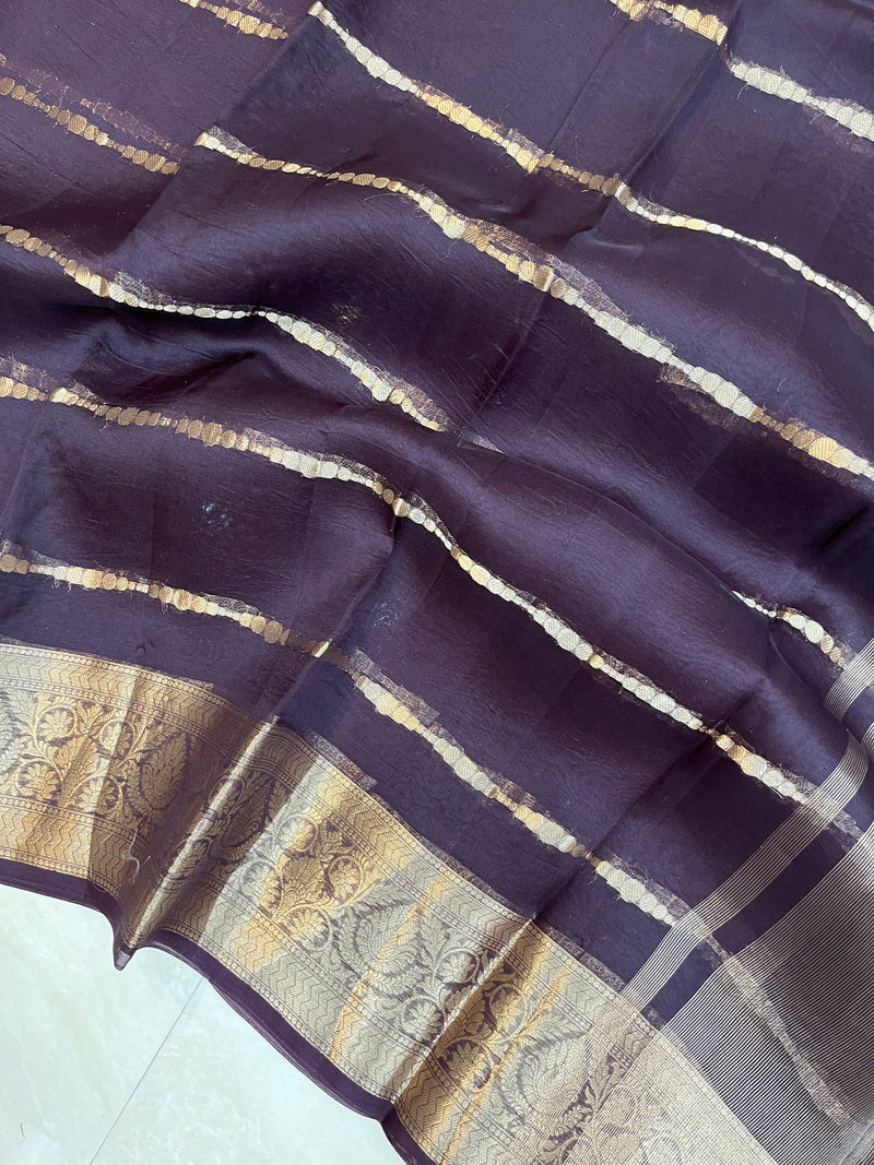 Pure Kora Handloom Banarasi Saree - The Handlooms