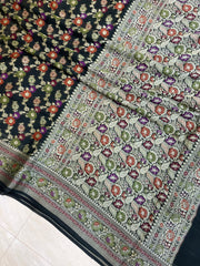 Pure Chiffon Khaddi Banarasi Saree - The Handlooms