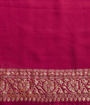 Khaddi Georgette Banarasi Saree -  Gold zari - The Handlooms