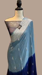 Pure Georgette Banarasi Saree - The Handlooms