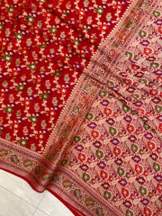 Pure Chiffon Khaddi Banarasi Saree - The Handlooms