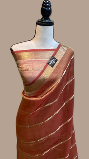 Pure Kora Tissue Handloom Banarasi Saree - The Handlooms