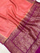 Tussar Georgette Handloom Banarasi Saree - The Handlooms