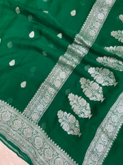 Pure Georgette Banarasi Saree - The Handlooms