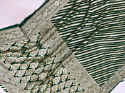 Khaddi Georgette Banarasi Saree -  Gold zari - The Handlooms
