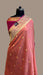 Pure Georgette Banarasi Saree - Gold zari - The Handlooms