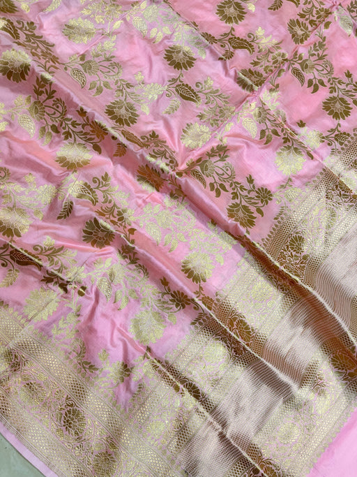 Pure Katan Silk Handloom Dupatta - The Handlooms