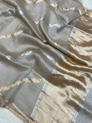 Pure Kora Handloom Banarasi Saree - The Handlooms