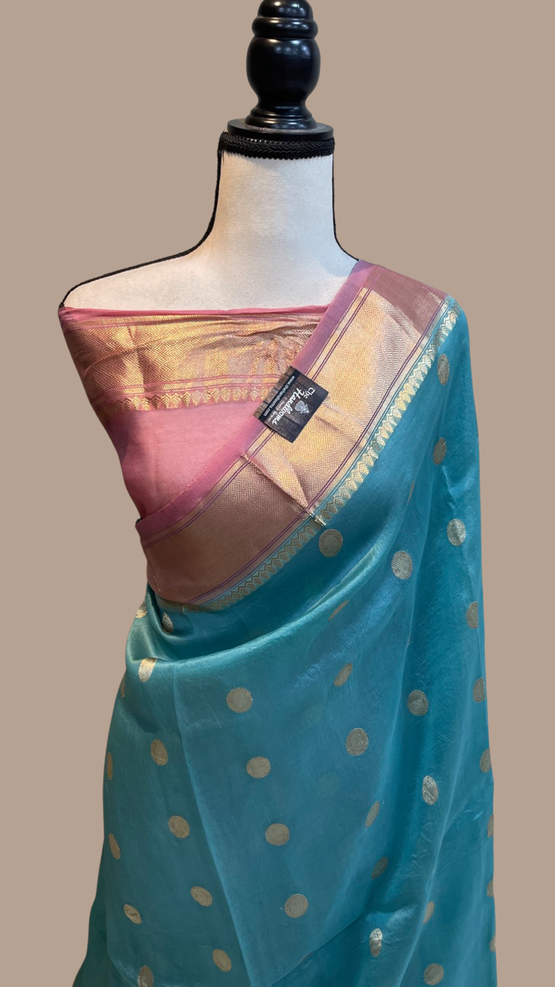 Pure Kora Handloom Banarasi Saree - The Handlooms
