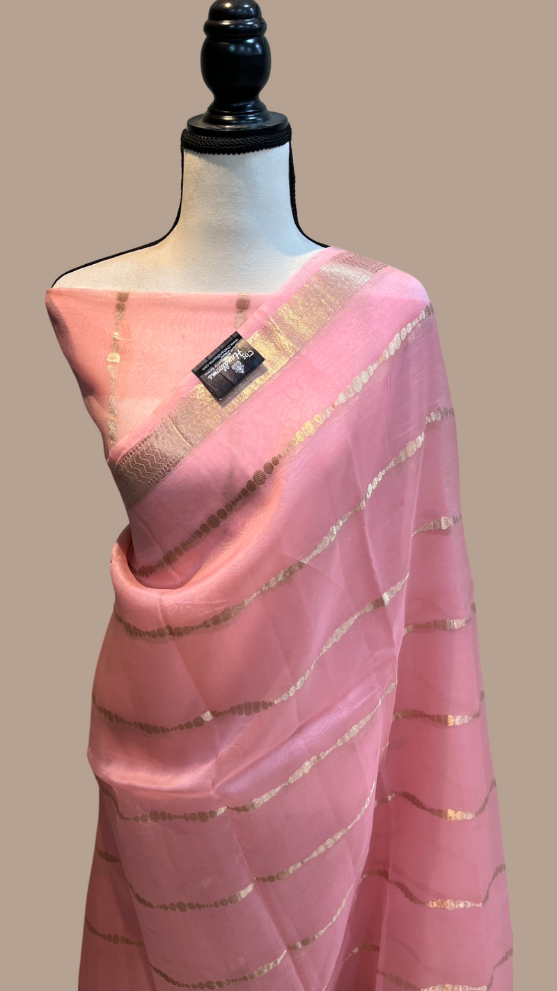 Pure Kora Handloom Banarasi Saree - The Handlooms