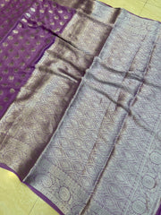 Pure Chiffon Khaddi Banarasi Saree - The Handlooms