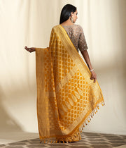 Khaddi Georgette Handloom Banarasi Saree - The Handlooms
