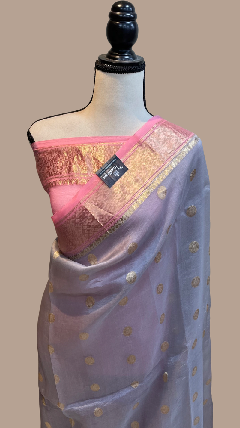 Pure Kora Handloom Banarasi Saree - The Handlooms