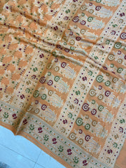 Pure Chiffon Khaddi Banarasi Saree - The Handlooms