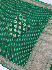 Khaddi Georgette Handlooms Banarasi Dress material - The Handlooms