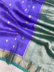 Pure Kora Handloom Banarasi Saree - The Handlooms