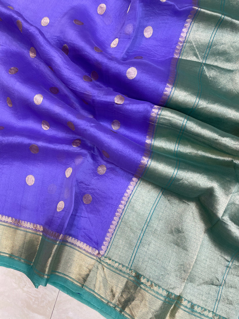 Pure Kora Handloom Banarasi Saree - The Handlooms