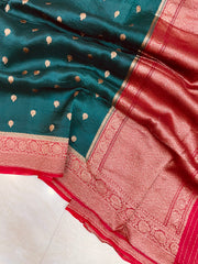 Pure Kora Handloom Banarasi Saree - The Handlooms