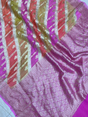 Khaddi Georgette Handloom Banarasi Saree - The Handlooms