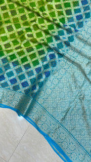 Pure Chiffon Khaddi Banarasi Saree - The Handlooms