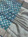 Sea Blue Pure Katan Silk Banarasi Handloom Saree - All over Sona Roopa work - The Handlooms