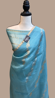 Pure Kora Handloom Banarasi Saree - The Handlooms