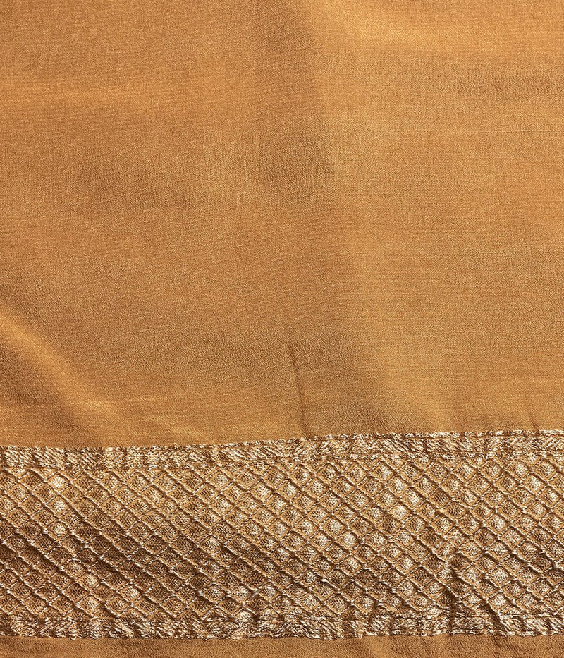 Khaddi Georgette Handloom Banarasi Saree - The Handlooms