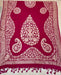 Pure Khaddi Georgette Dupatta - water zari - The Handlooms