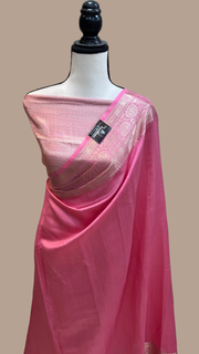 Pure Dupion Silk Banarasi Saree - The Handlooms