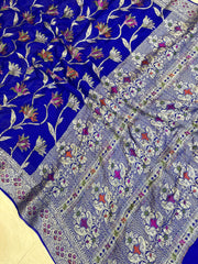 Pure Chiffon Khaddi Banarasi Saree - The Handlooms