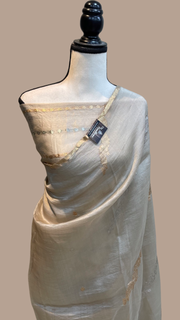 Pure Kora Handloom Banarasi Saree - The Handlooms