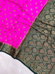 Pure Chiffon Khaddi Banarasi Saree - The Handlooms
