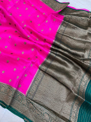 Pure Kora Handloom Banarasi Saree - The Handlooms