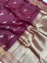 Pure Kora Handloom Banarasi Saree - The Handlooms