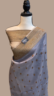 Pure Kora Handloom Banarasi Saree - The Handlooms