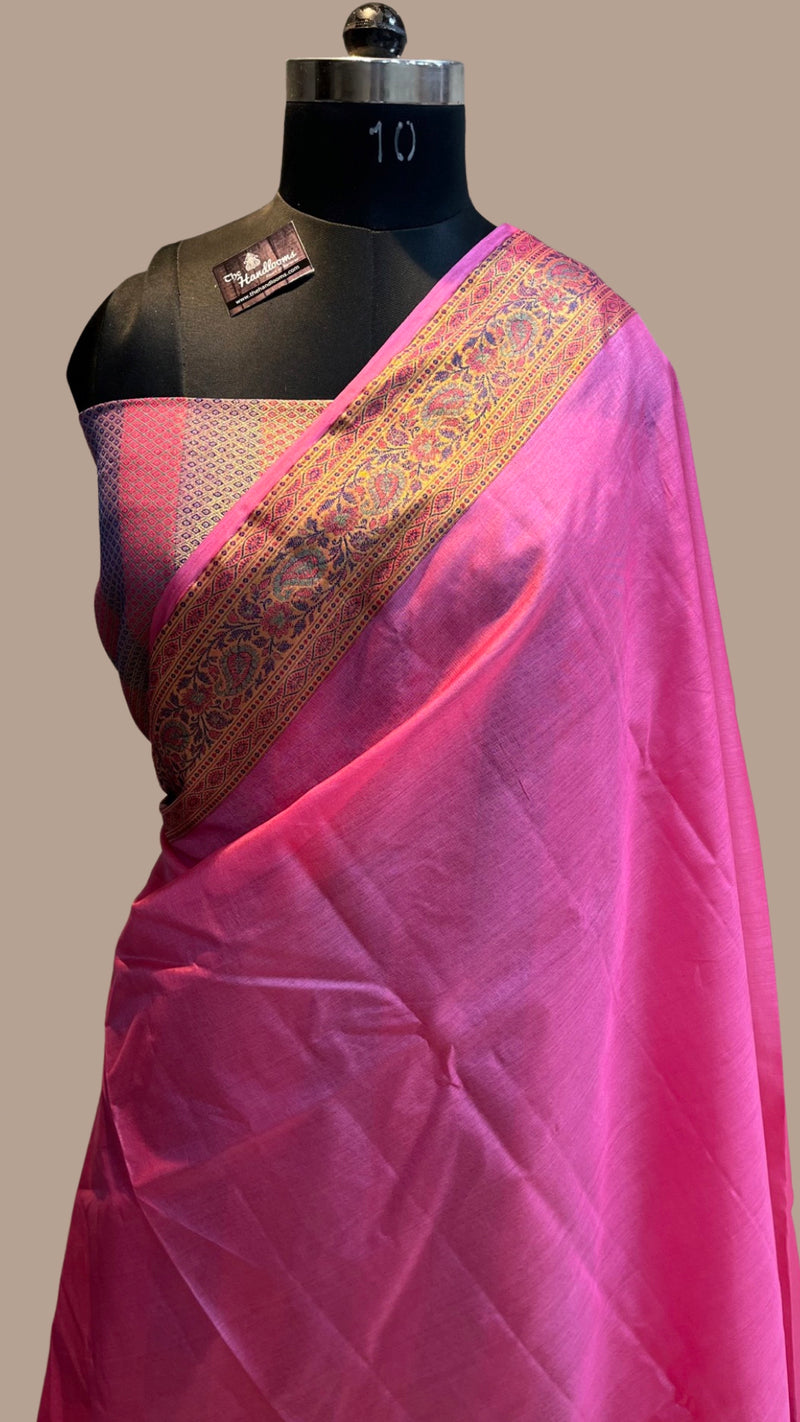 Pure Tussar Silk Handloom Banarasi Saree - The Handlooms